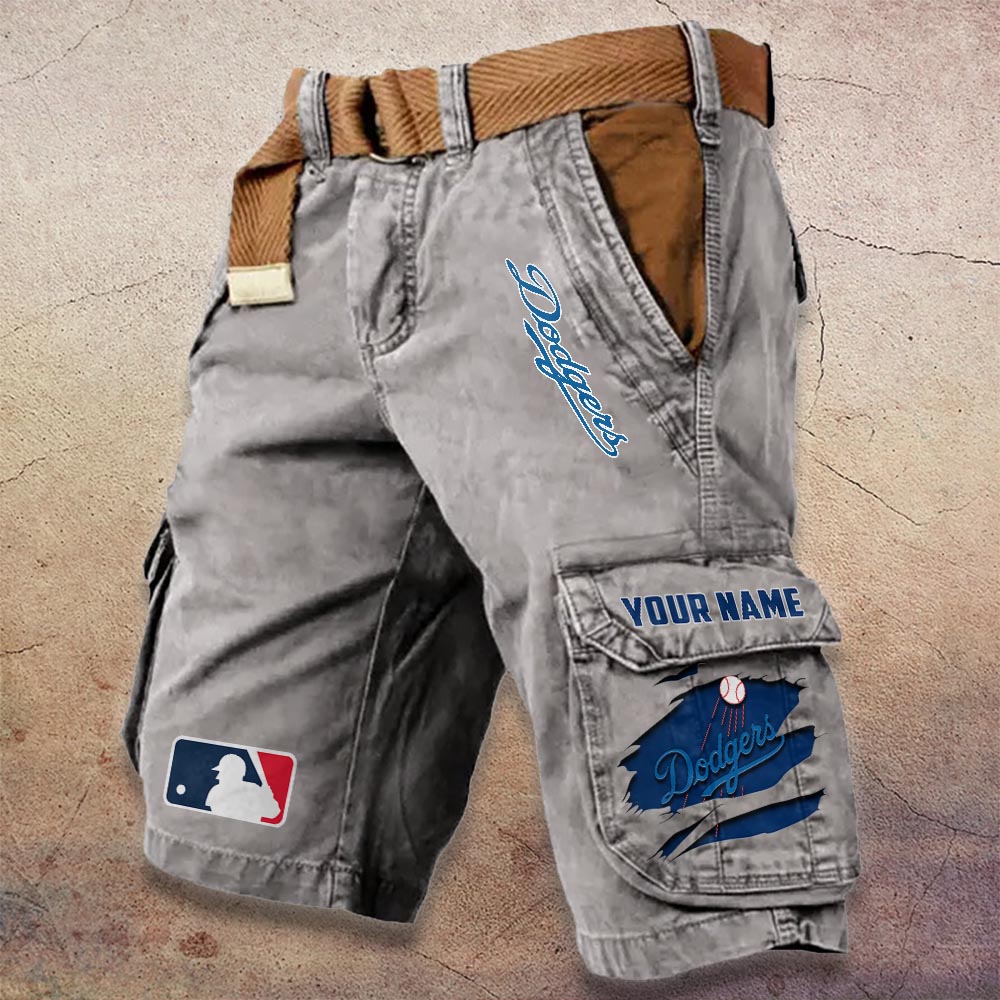 Sportswearmerch Los Angeles Dodgers MLB Denim Short For Fan