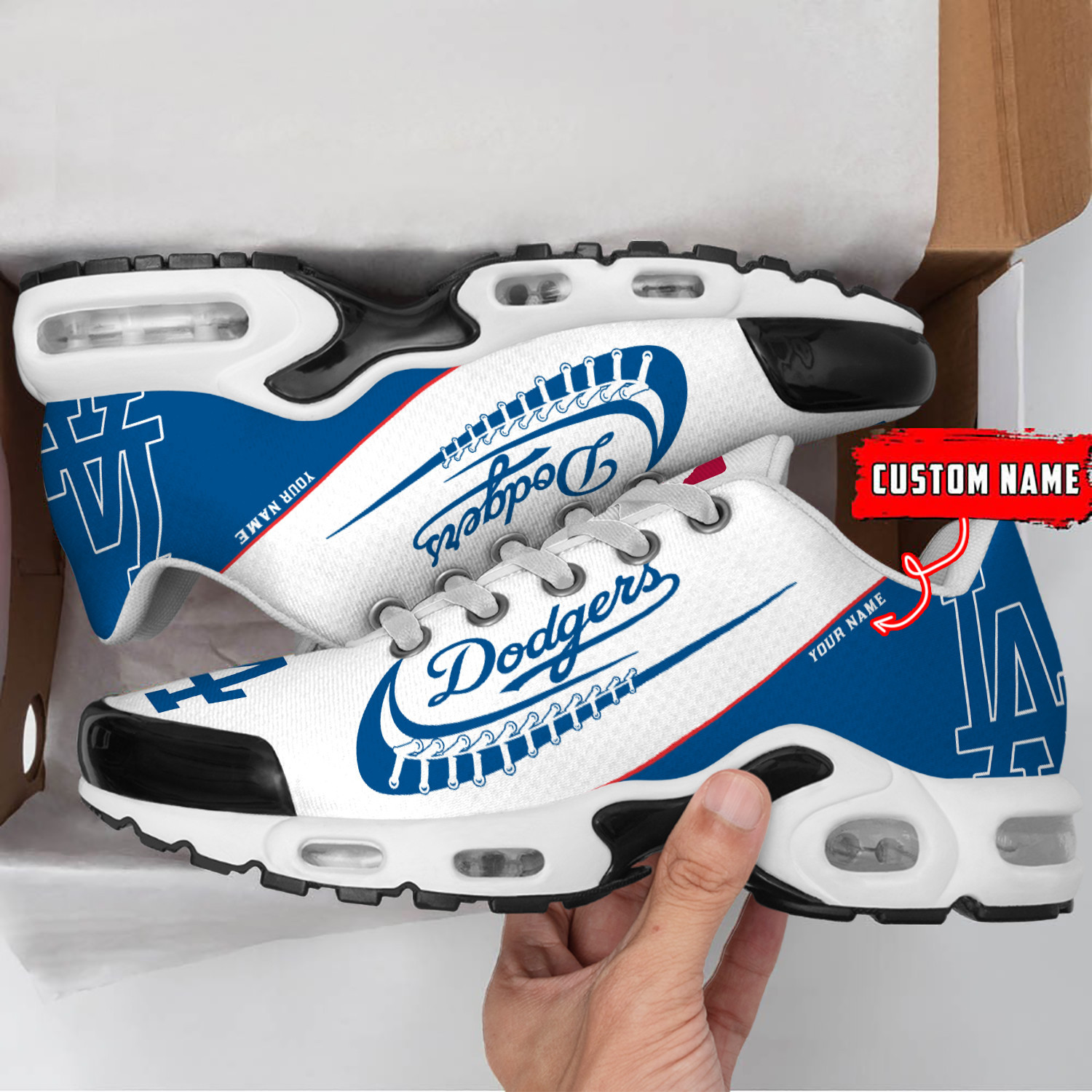 Sportswearmerch Los Angeles Dodgers MLB TN Shoes Sneakers For Men And Women