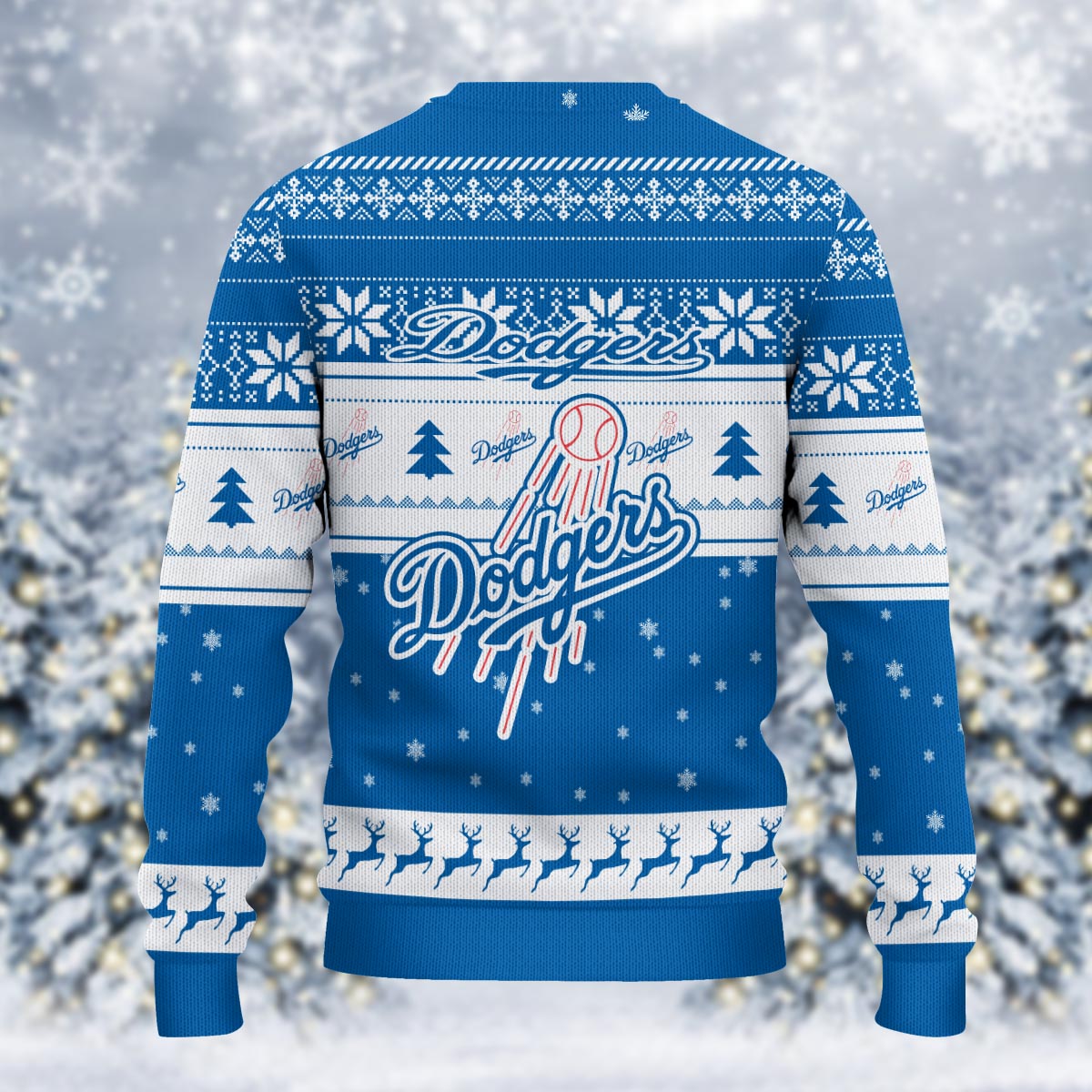 Sportswearmerch Los Angeles Dodgers MLB x Grinch Christmas Ugly Sweater For Fans