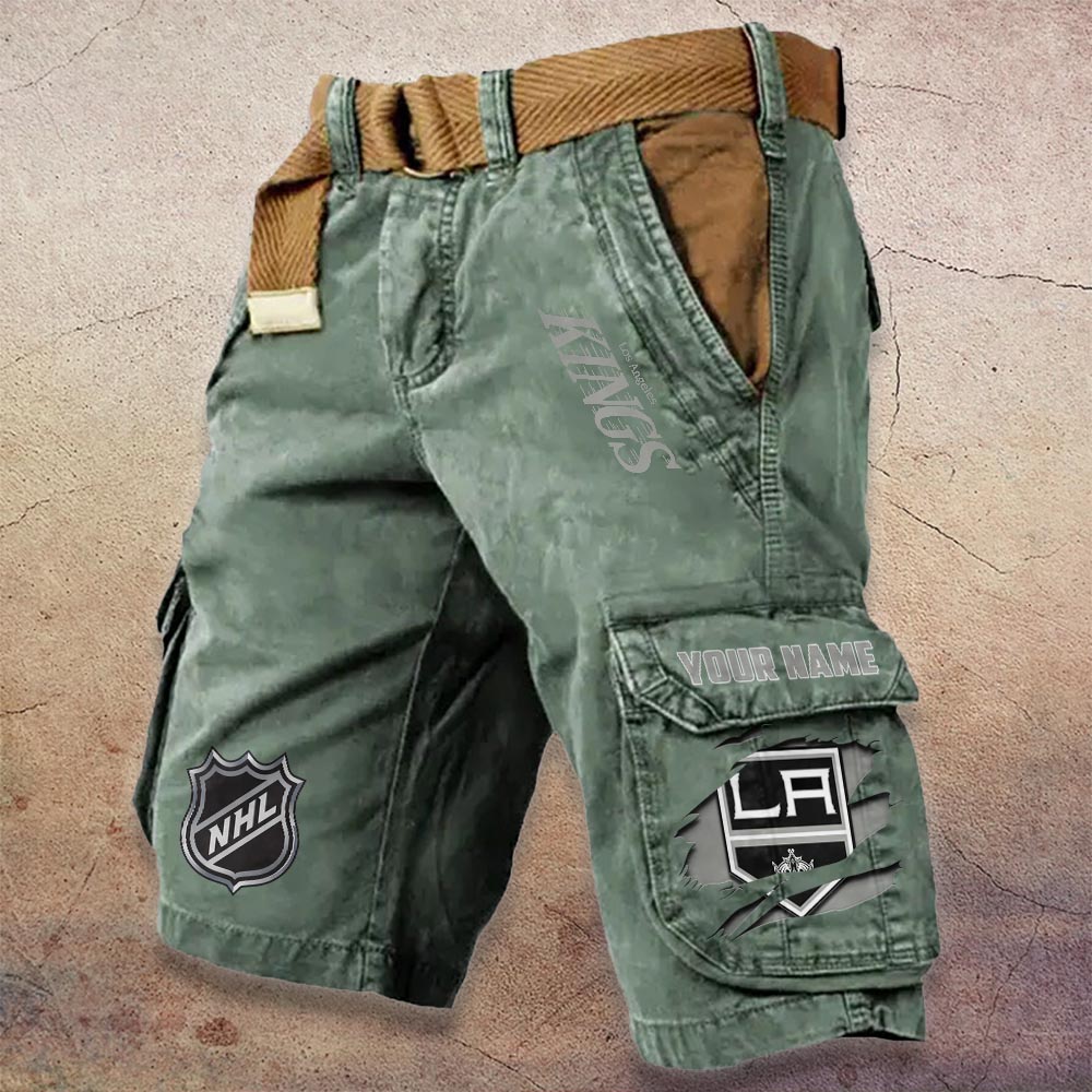Sportswearmerch Los Angeles Kings NHL Denim Short For Fan