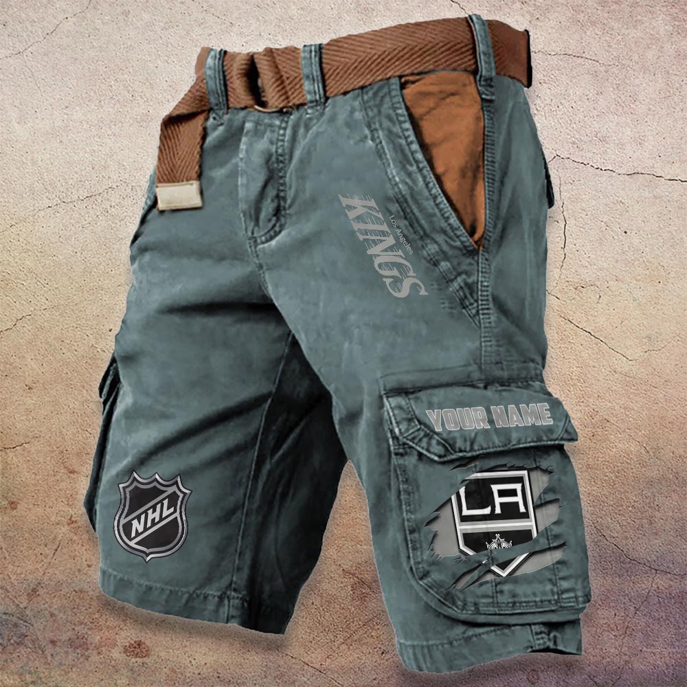 Sportswearmerch Los Angeles Kings NHL Denim Short For Fan