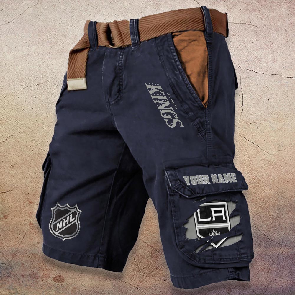Sportswearmerch Los Angeles Kings NHL Denim Short For Fan