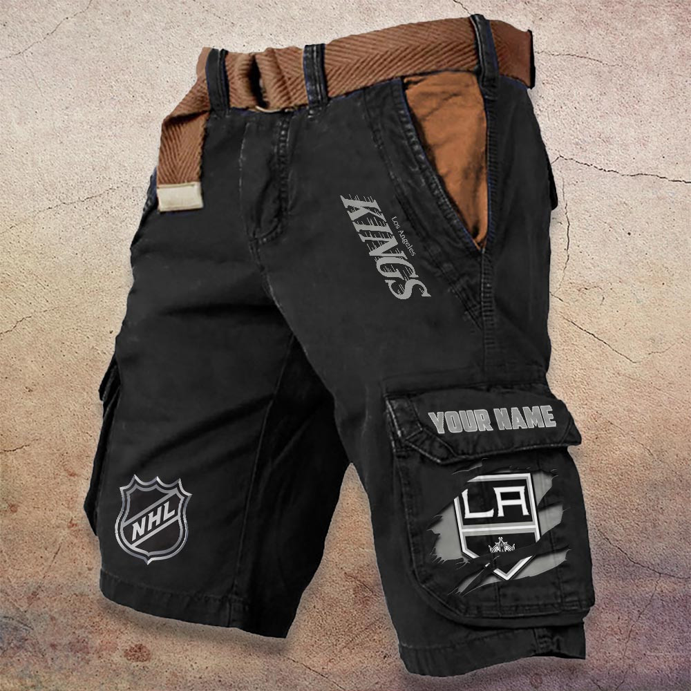 Sportswearmerch Los Angeles Kings NHL Denim Short For Fan