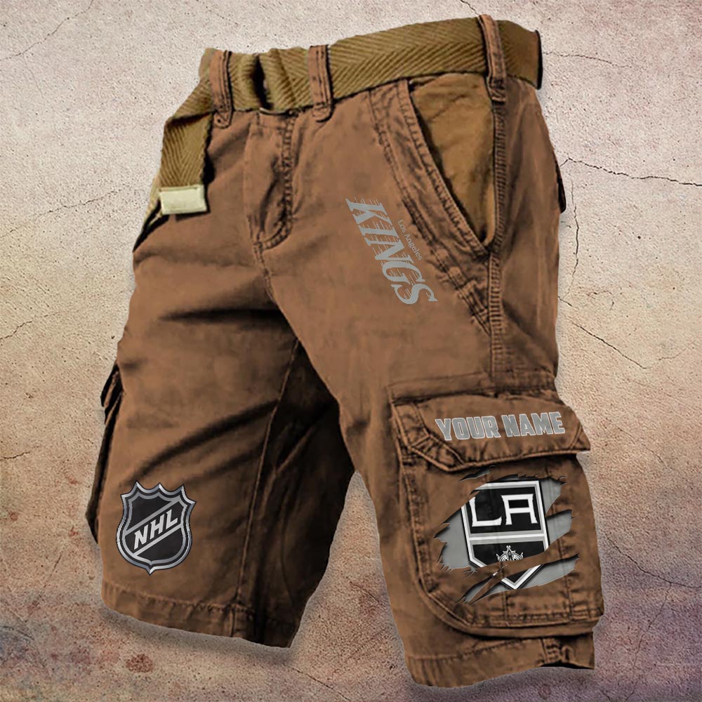 Sportswearmerch Los Angeles Kings NHL Denim Short For Fan