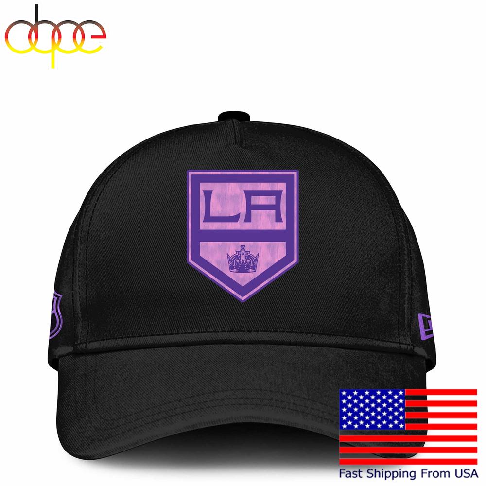 Sportswearmerch Los Angeles Kings NHL Fight Cancer Classic Cap For Fan