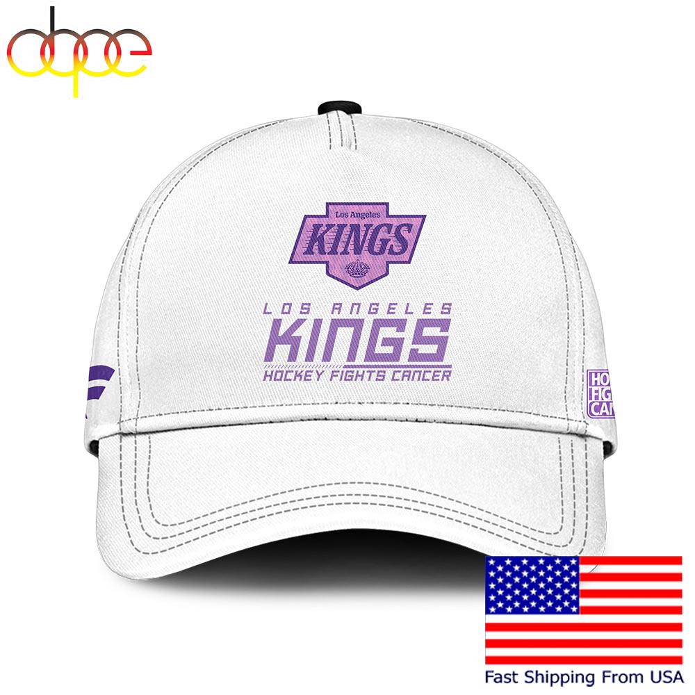 Sportswearmerch Los Angeles Kings NHL Fight Cancer Supporters Classic Cap For Fan