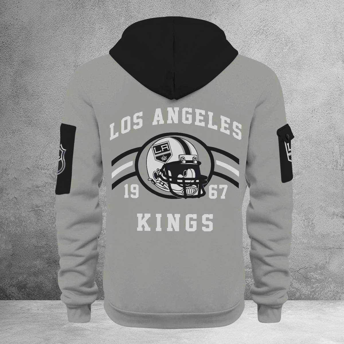 Sportswearmerch Los Angeles Kings NHL Half Zip Hoodie Personalized For Fan