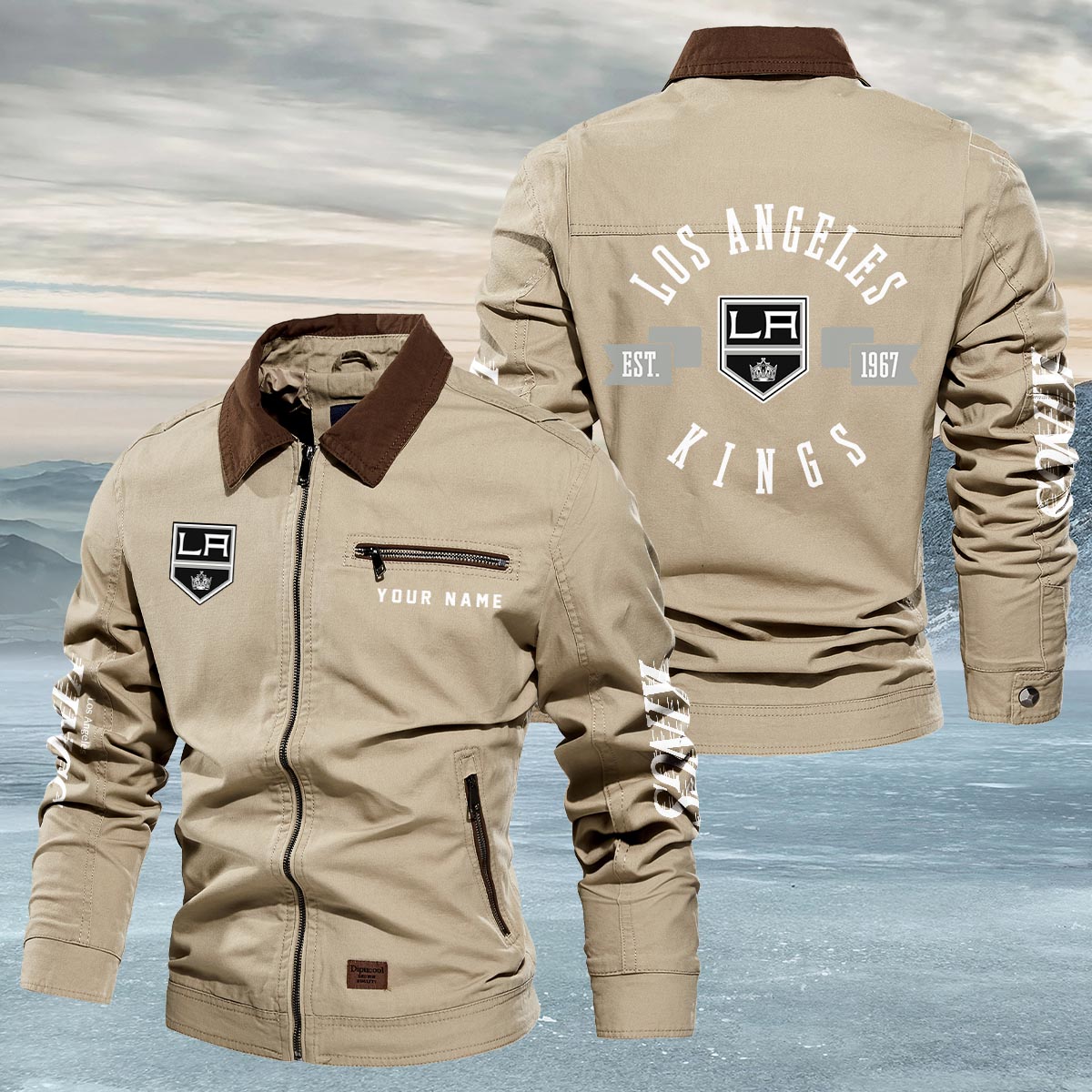 Sportswearmerch Los Angeles Kings NHL Lapel Jacket For Fan
