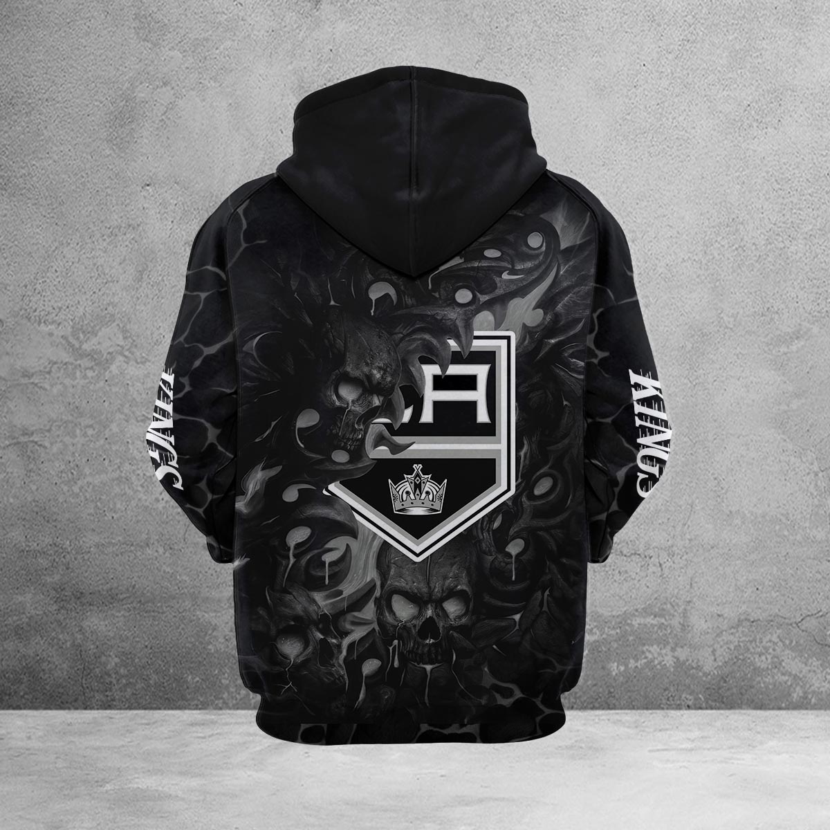 Sportswearmerch Los Angeles Kings NHL Lava Skull Hoodie For Fan