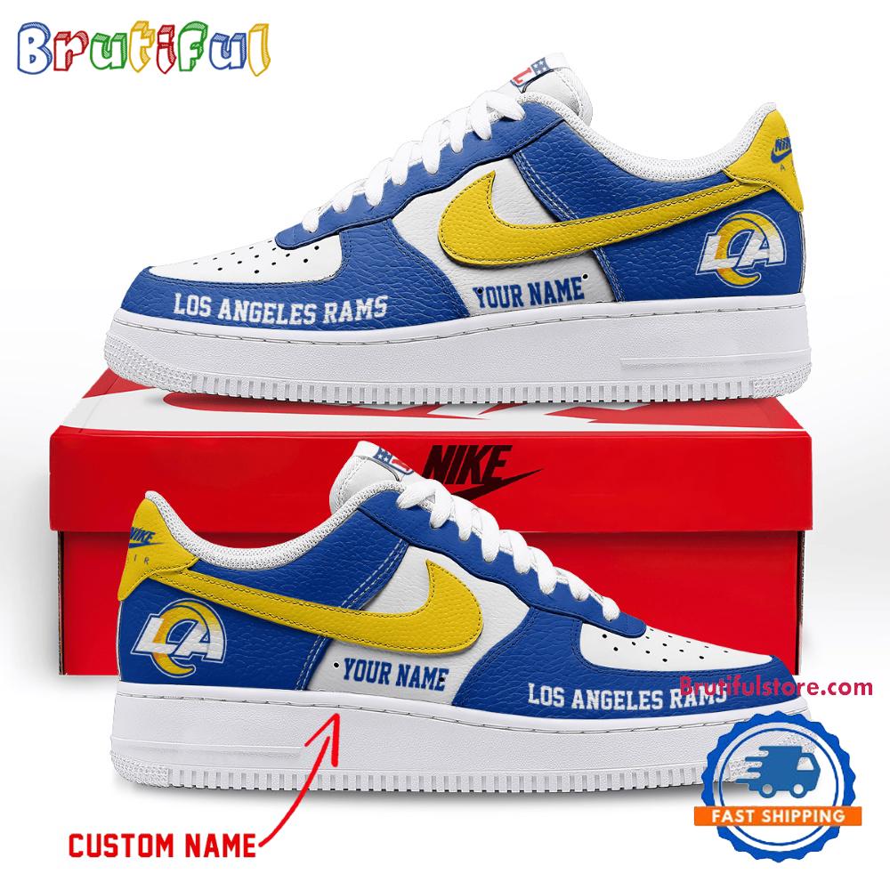 Sportswearmerch Los Angeles Rams NFL Air Low-Top Shoes For Men And Women