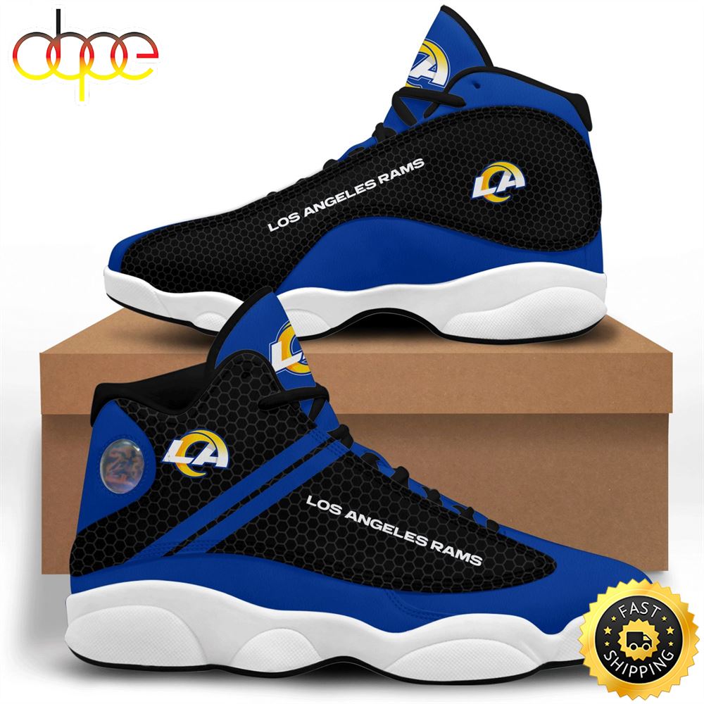 Sportswearmerch Los Angeles Rams NFL AJ13 Sneakers Shoes For Men And Women