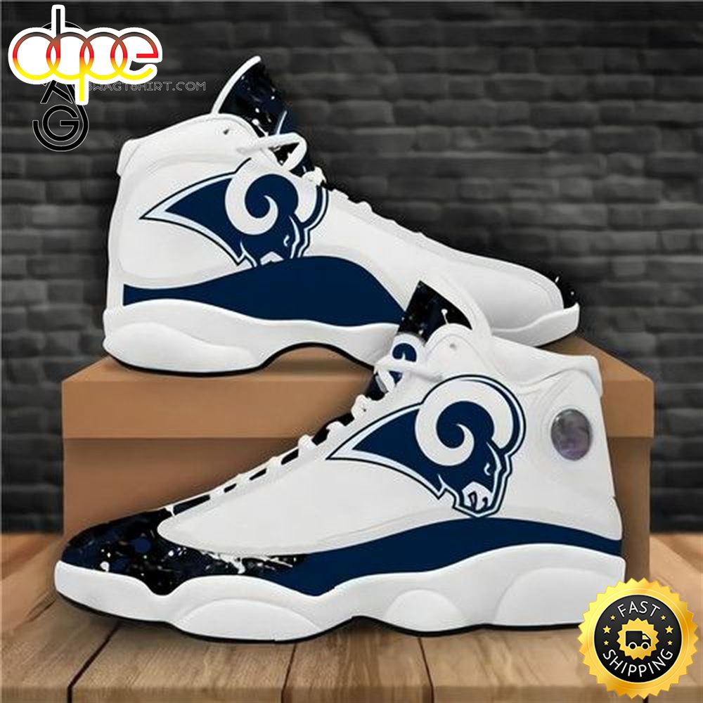 Sportswearmerch Los Angeles Rams NFL AJ13 Sneakers Shoes For Men And Women