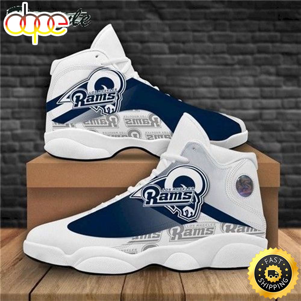 Sportswearmerch Los Angeles Rams NFL AJ13 Sneakers Shoes For Men And Women