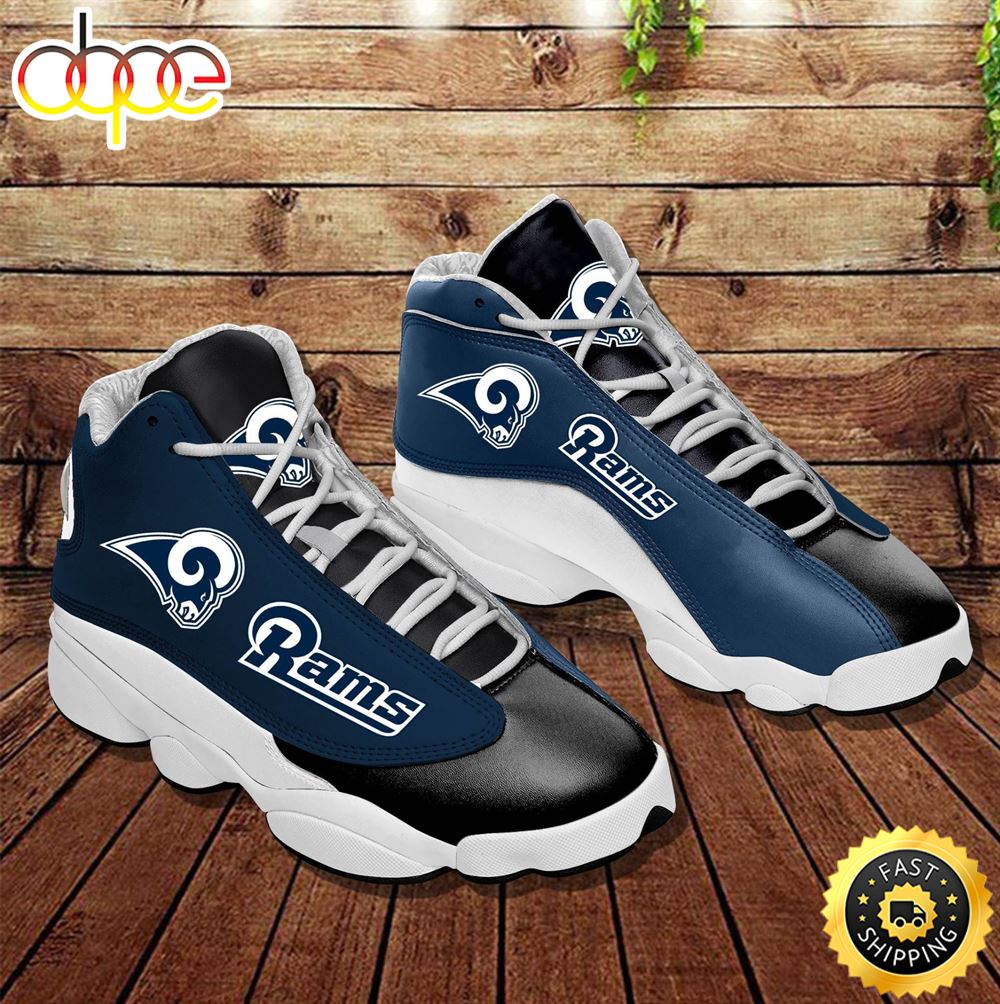 Sportswearmerch Los Angeles Rams NFL AJ13 Sneakers Shoes For Men And Women
