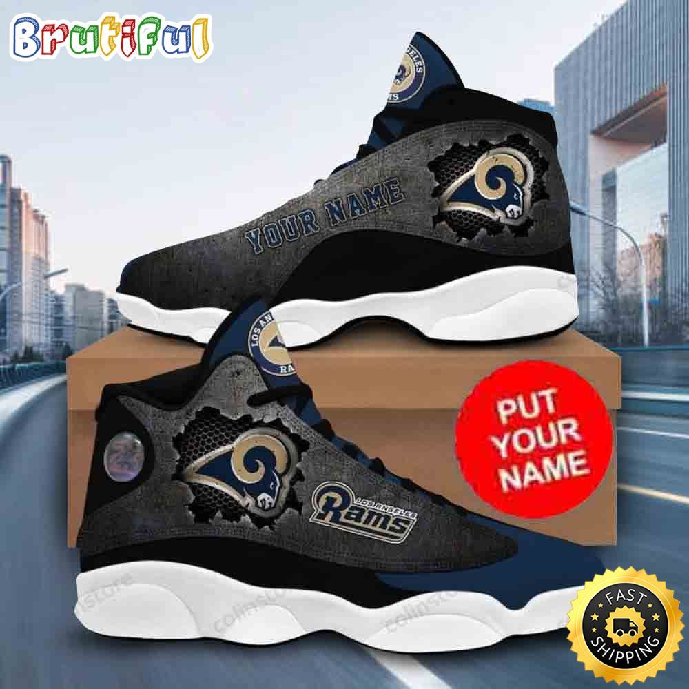 Sportswearmerch Los Angeles Rams NFL AJ13 Sneakers Shoes For Men And Women