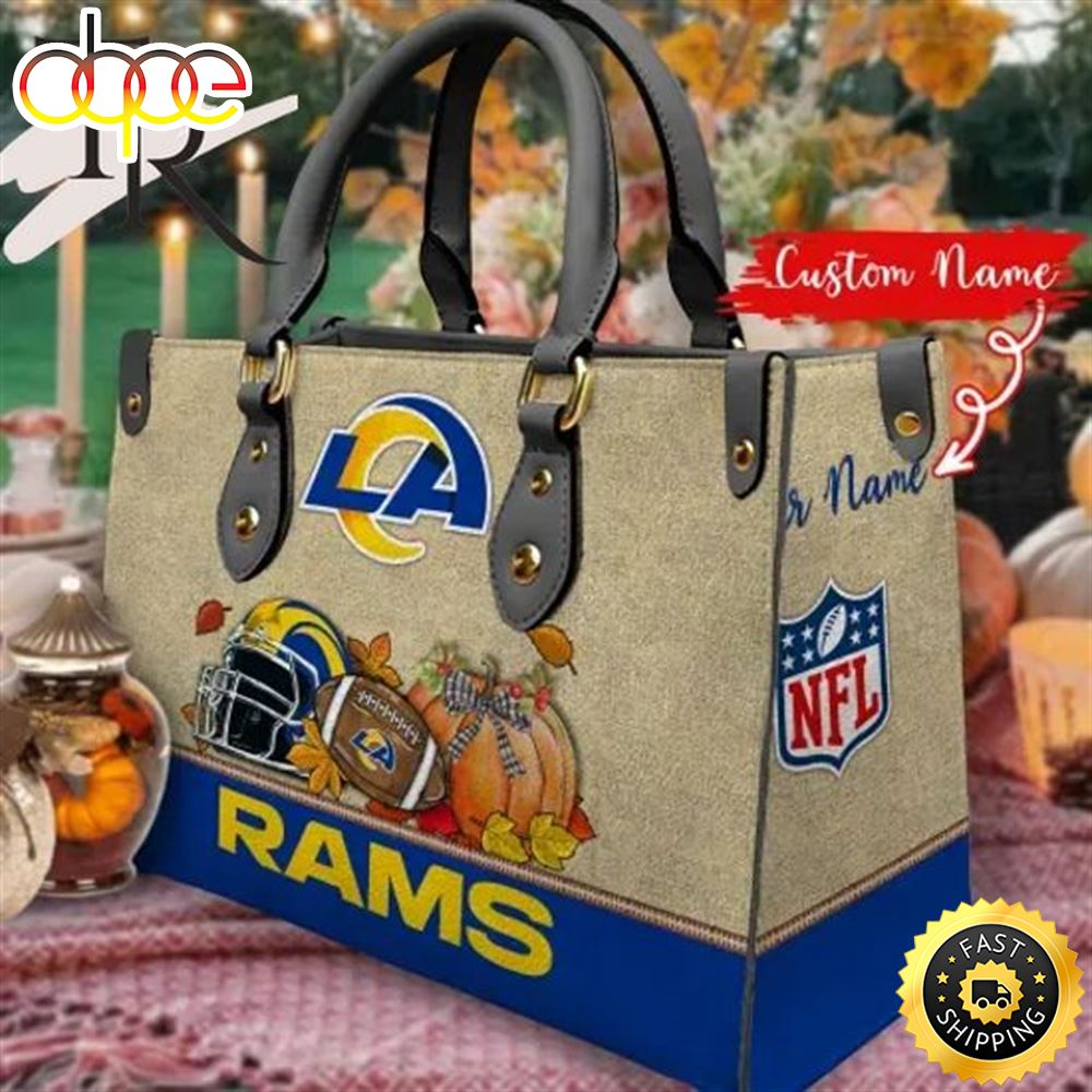 Sportswearmerch Los Angeles Rams NFL Autumn Women Leather Hand Bag For Fan