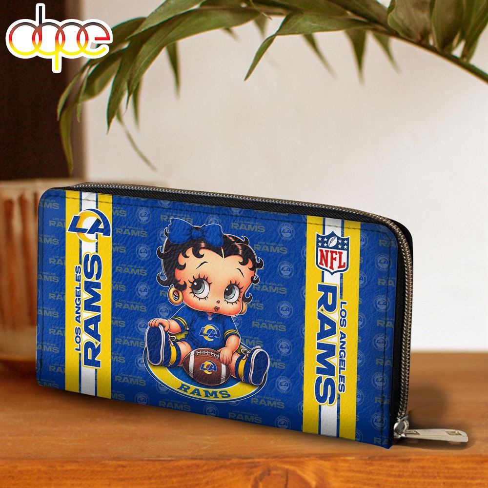 Sportswearmerch Los Angeles Rams NFL Betty Boop Clutch Pure For Fan