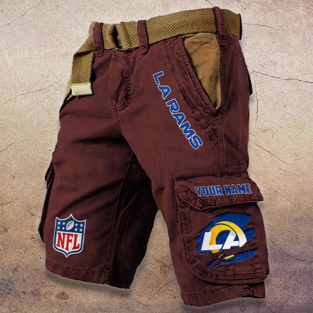 Sportswearmerch Los Angeles Rams NFL Denim Short For Fan