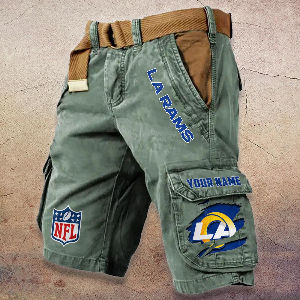 Sportswearmerch Los Angeles Rams NFL Denim Short For Fan
