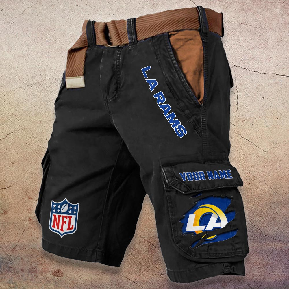 Sportswearmerch Los Angeles Rams NFL Denim Short For Fan