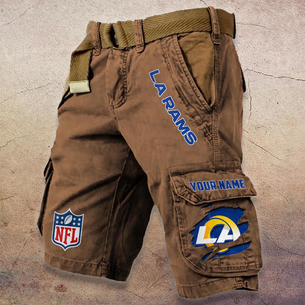 Sportswearmerch Los Angeles Rams NFL Denim Short For Fan
