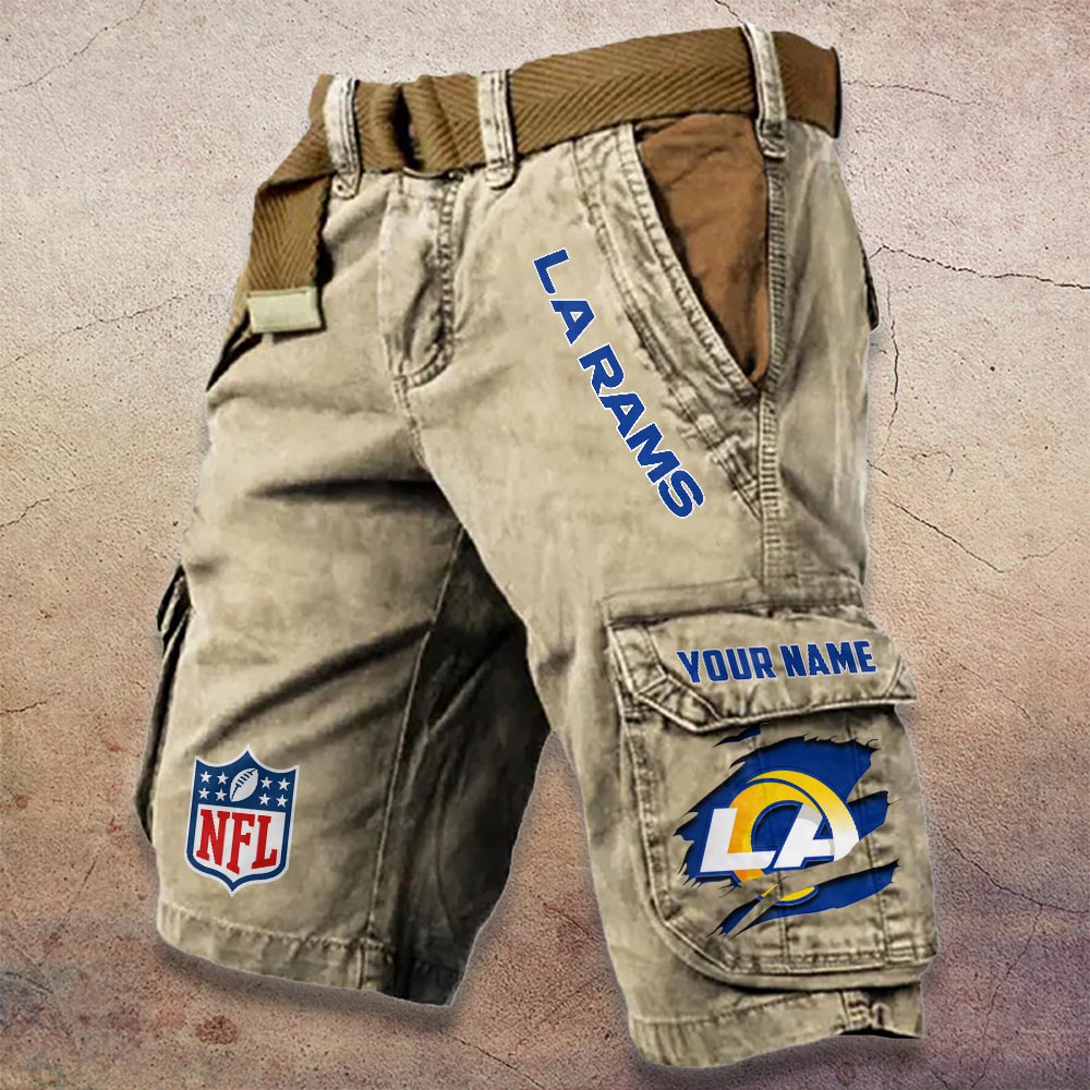 Sportswearmerch Los Angeles Rams NFL Denim Short For Fan