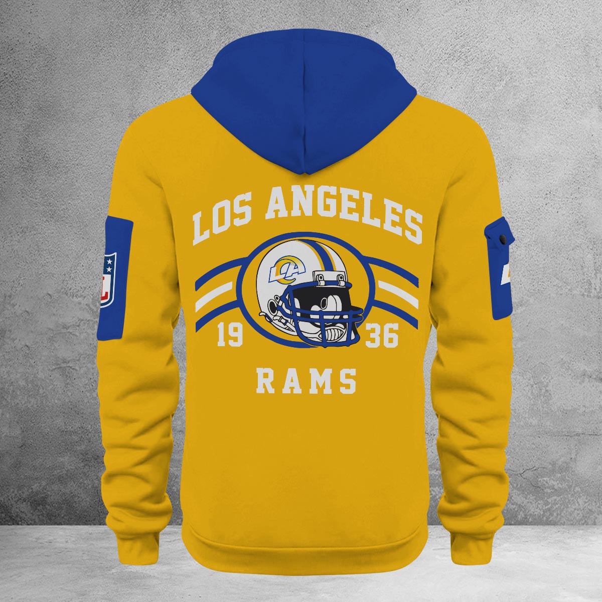 Sportswearmerch Los Angeles Rams NFL Half Zip Hoodie For Fan