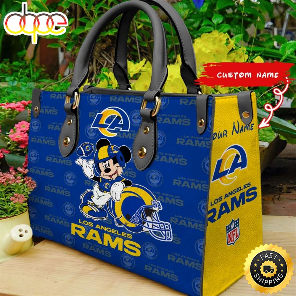 Sportswearmerch Los Angeles Rams NFL Leather Bag For Fan