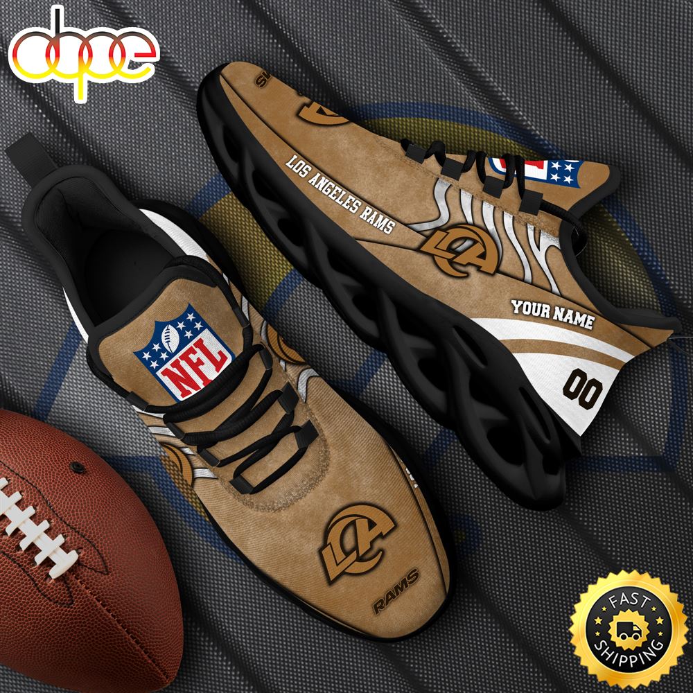 Sportswearmerch Los Angeles Rams NFL Max Soul Shoes Sneakers For Men And Women
