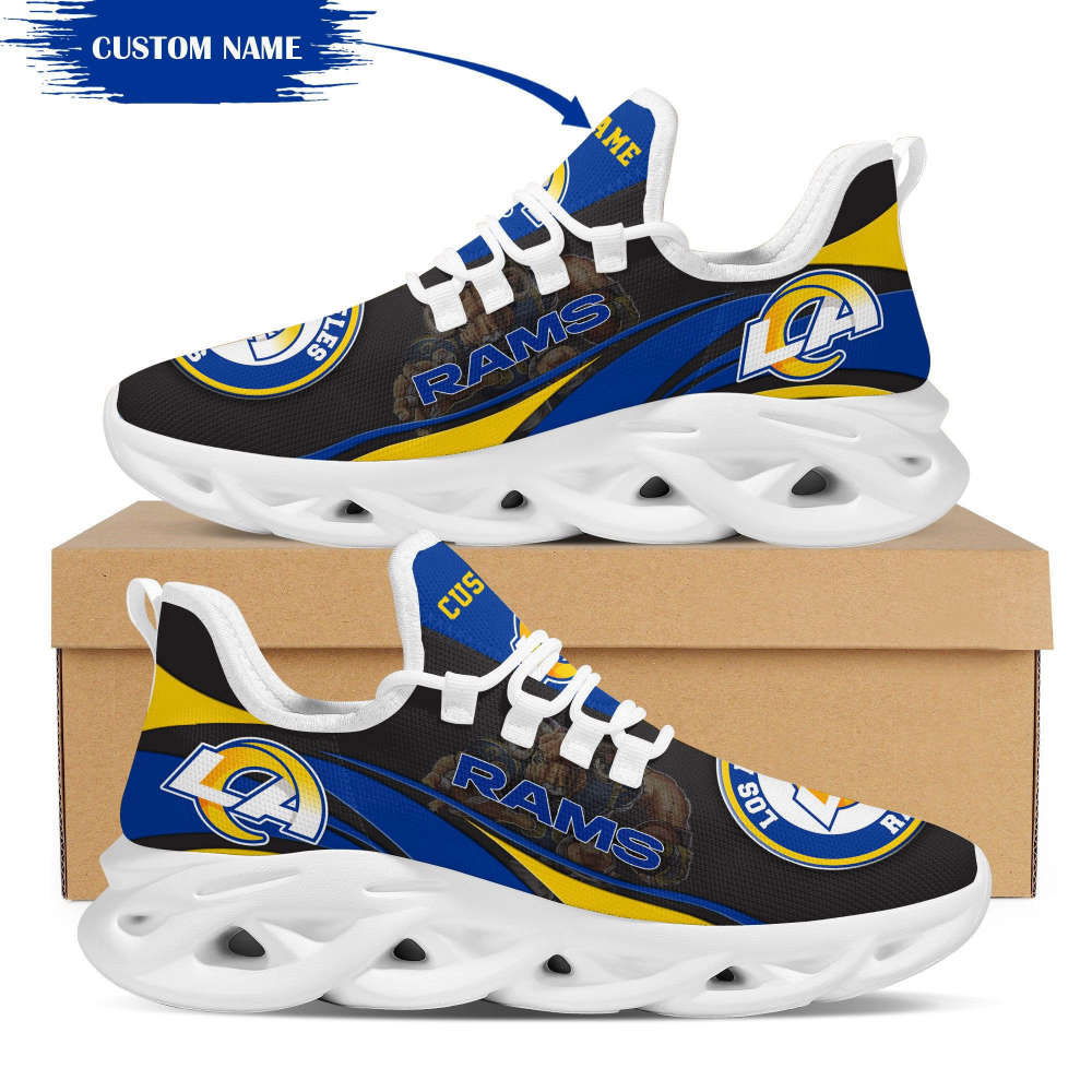 Sportswearmerch Los Angeles Rams NFL Max Soul Shoes Sneakers For Men And Women