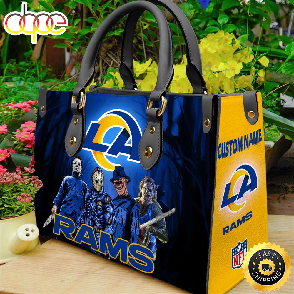 Sportswearmerch Los Angeles Rams NFL Women Leather Hand Bag For Fan