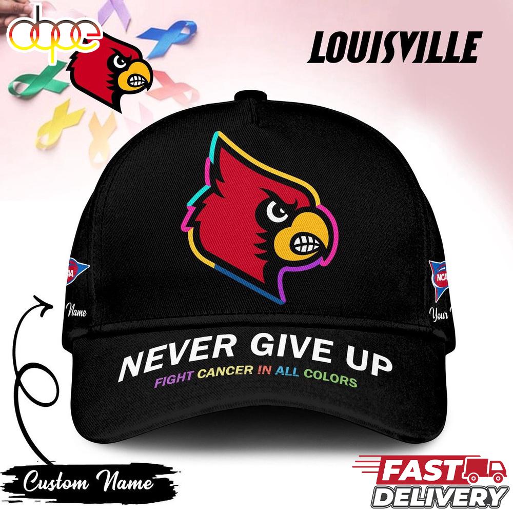 Sportswearmerch Louisville Cardinals NCAA Fight Cancer In Classic Cap For Fan