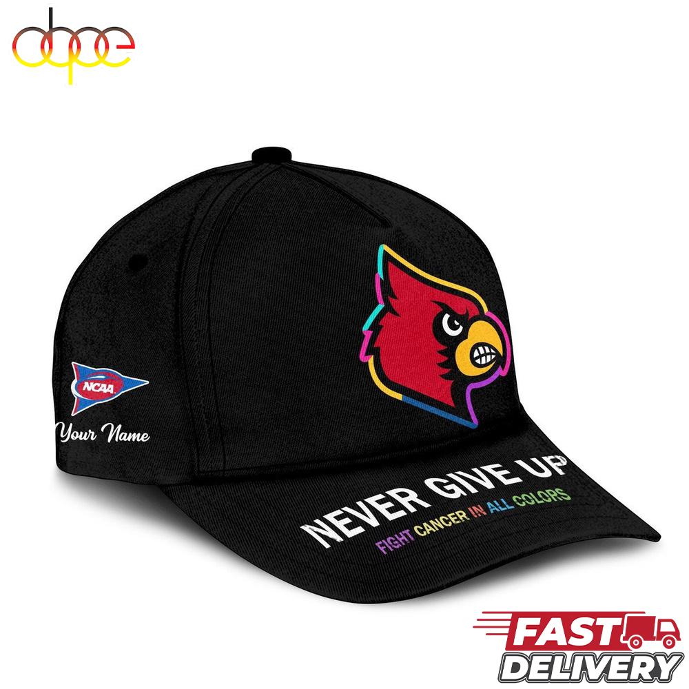 Sportswearmerch Louisville Cardinals NCAA Fight Cancer In Classic Cap For Fan