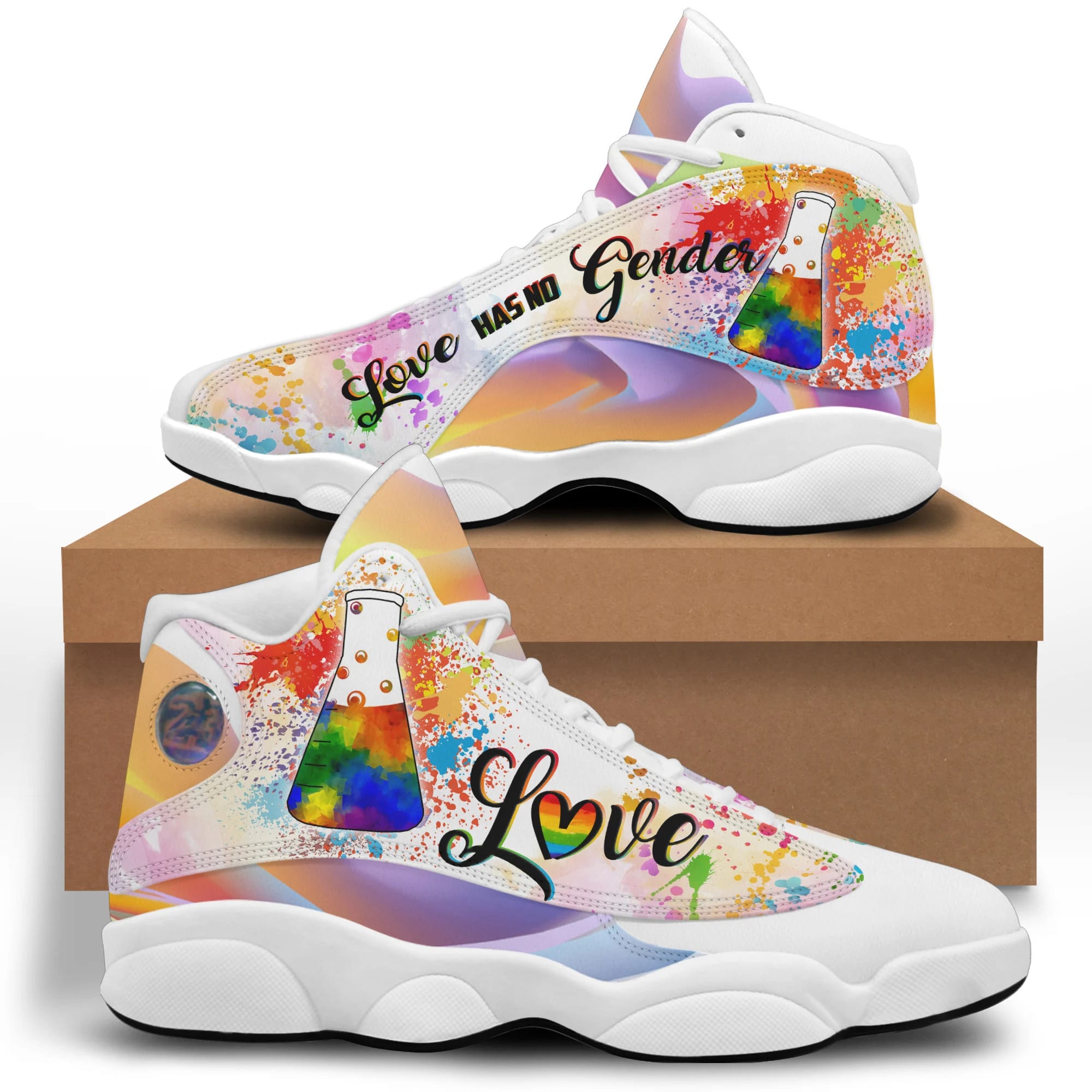 Sportswearmerch Love Win Color AJ13 Sneakers Shoes For Men And Women