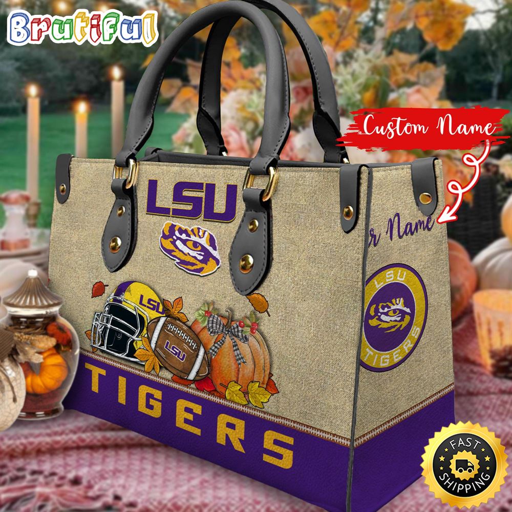 Sportswearmerch LSU Tigers NCAA Autumn Leather Handbag For Fan