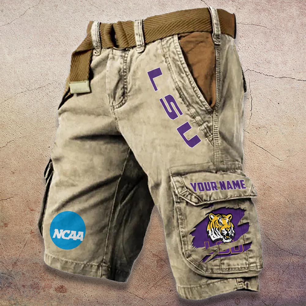 Sportswearmerch LSU Tigers NCAA Denim Short For Fan