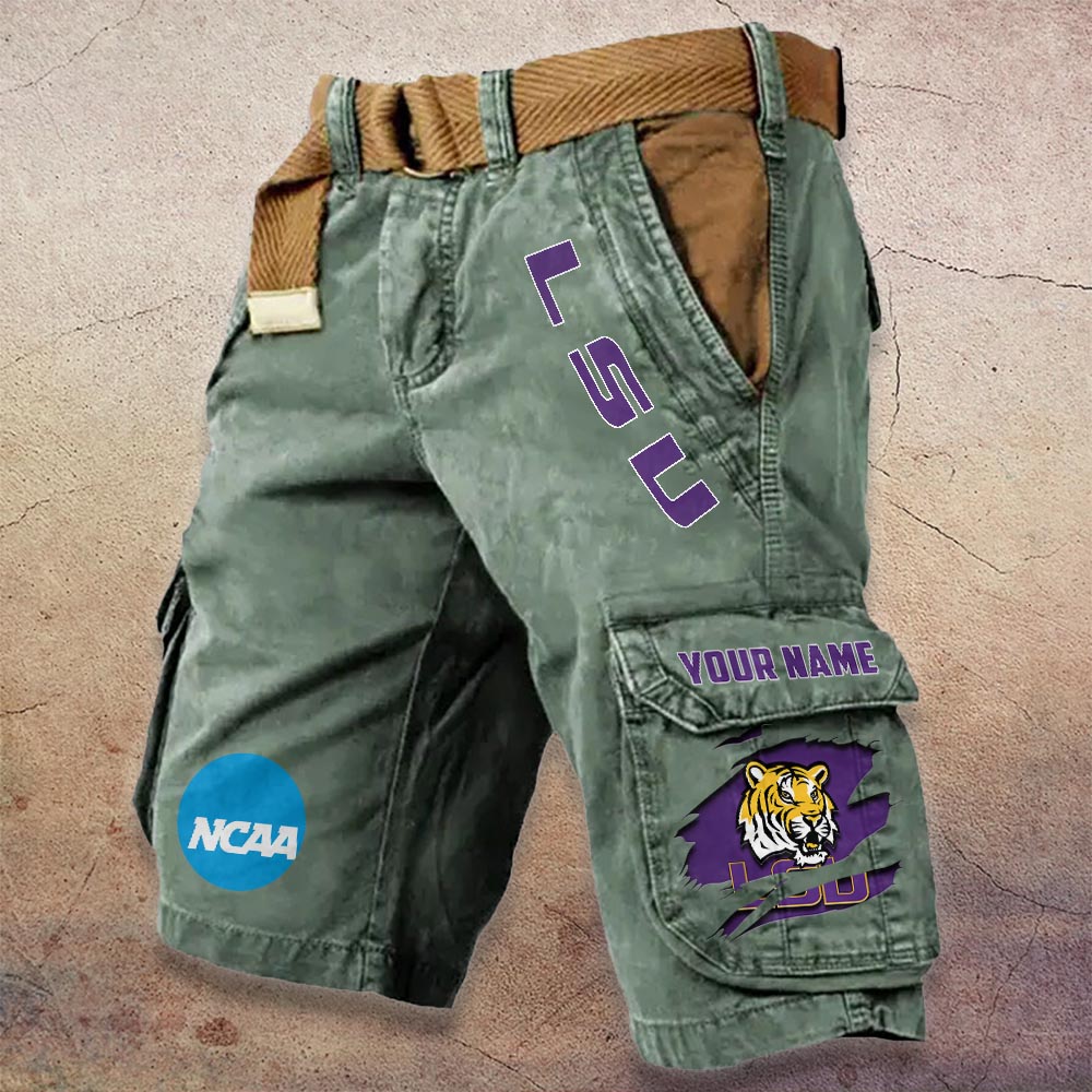 Sportswearmerch LSU Tigers NCAA Denim Short For Fan