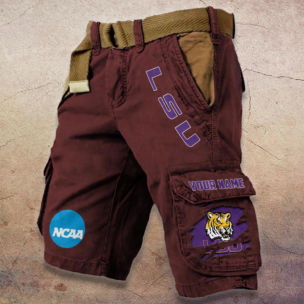 Sportswearmerch LSU Tigers NCAA Denim Short For Fan