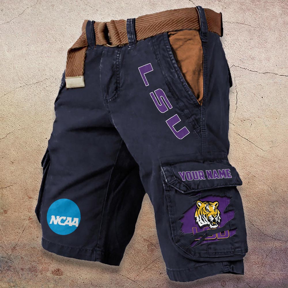 Sportswearmerch LSU Tigers NCAA Denim Short For Fan
