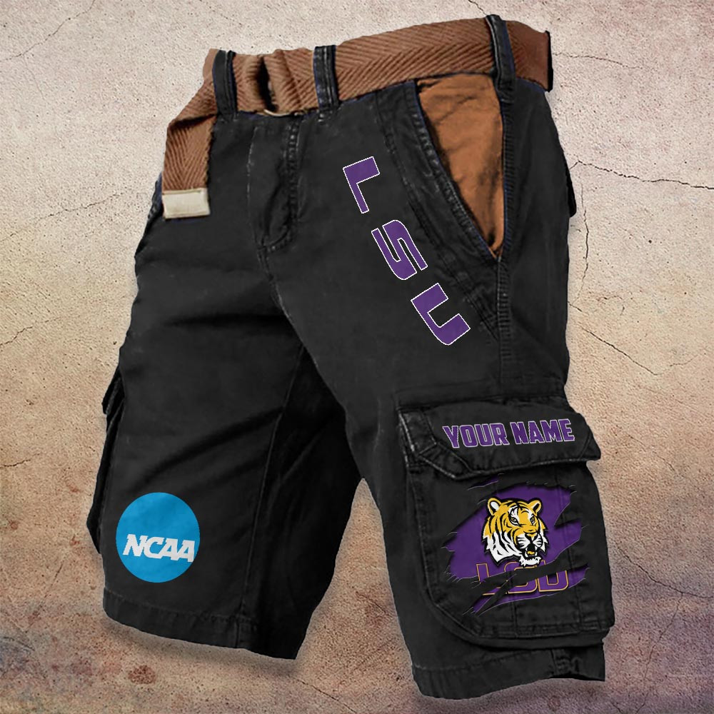 Sportswearmerch LSU Tigers NCAA Denim Short For Fan