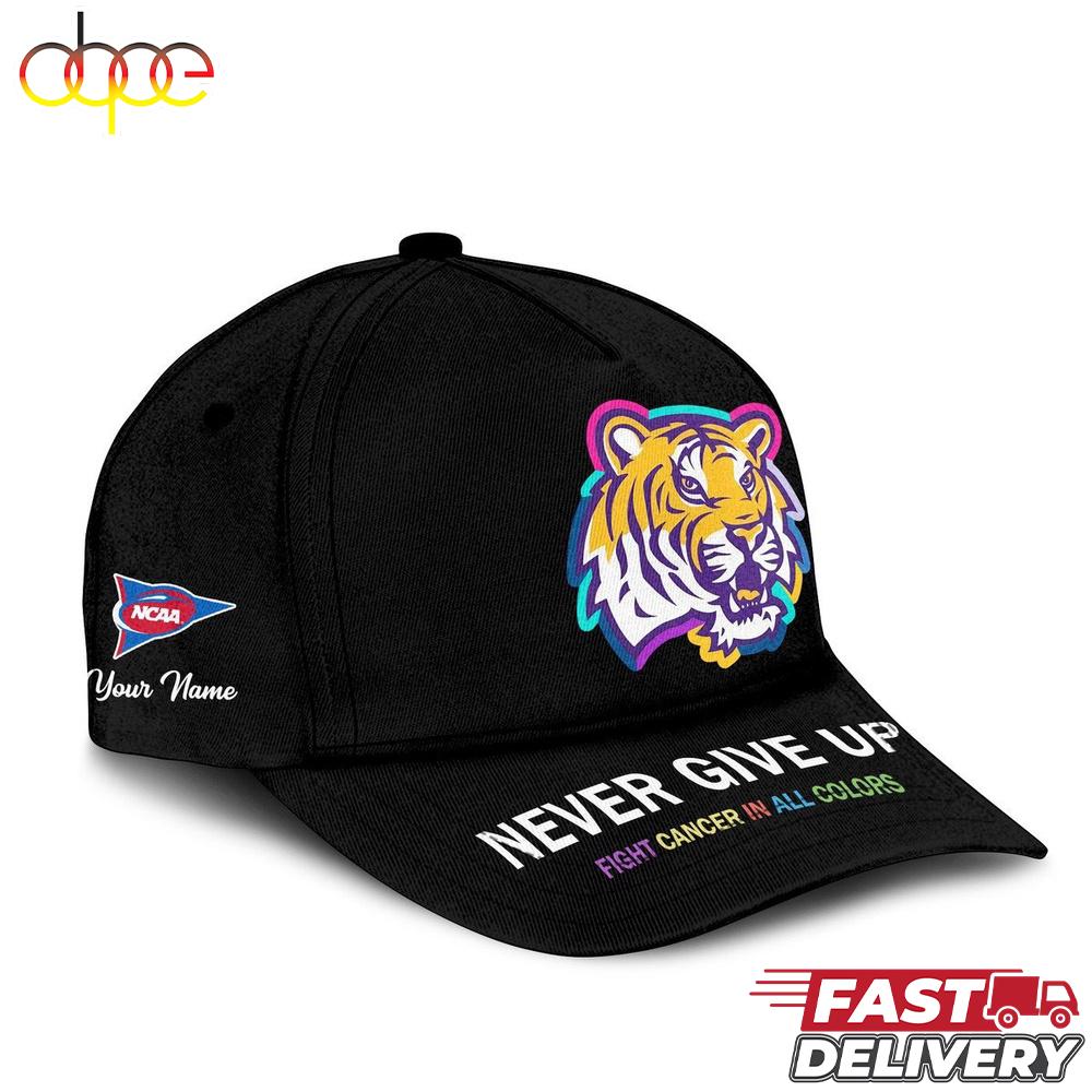 Sportswearmerch LSU Tigers NCAA Fight Cancer In Classic Cap For Fan