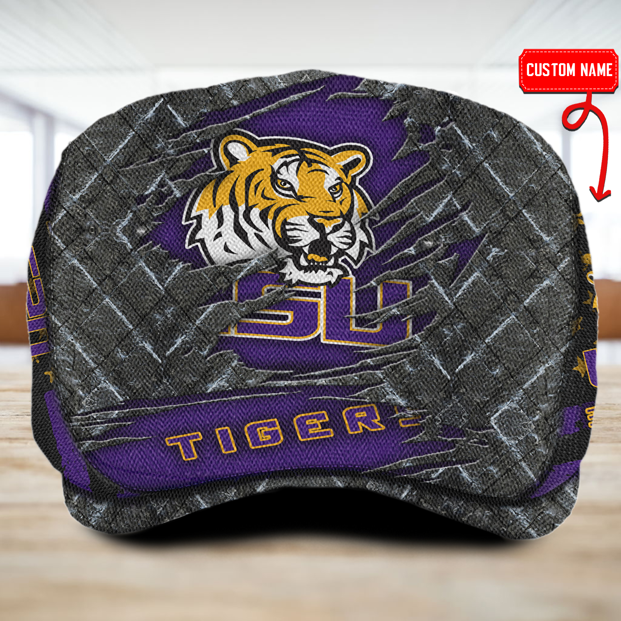 Sportswearmerch LSU Tigers NCAA Flat Cap For Fan
