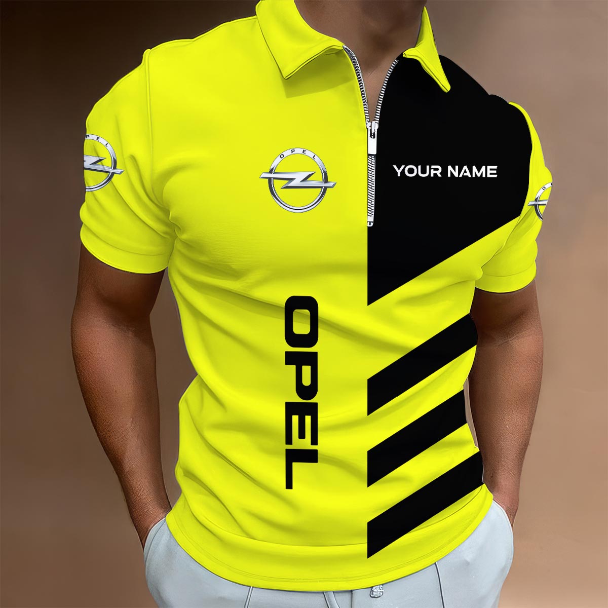 Sportswearmerch LSU Tigers NCAA Lapel Zip Polo Shirt For Fan