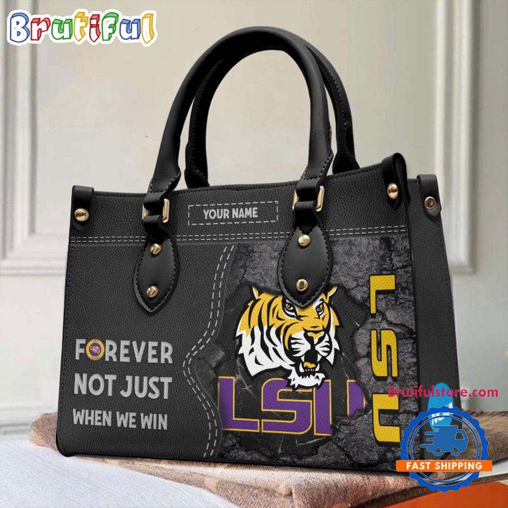 Sportswearmerch LSU Tigers NCAA Leather Hand Bag For Fan