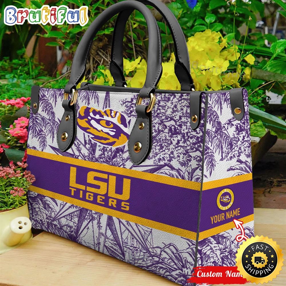 Sportswearmerch LSU Tigers NCAA Leather HandBag For Fan