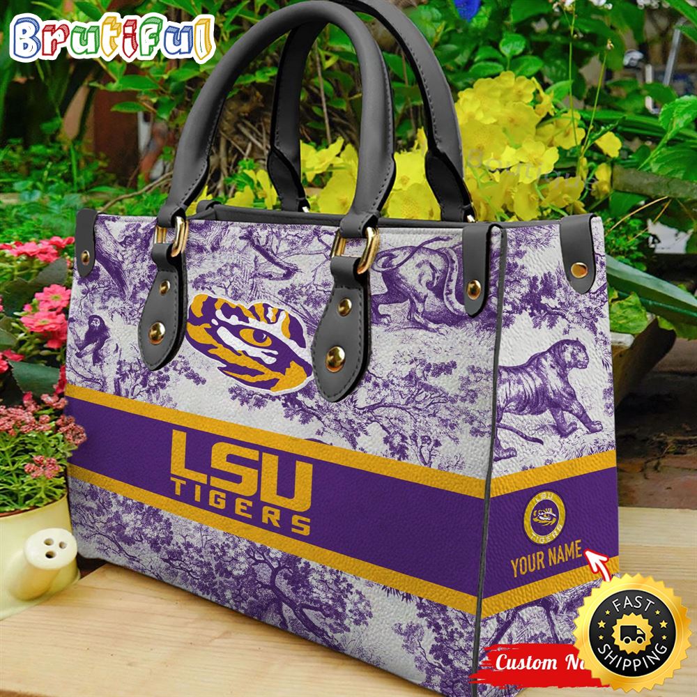 Sportswearmerch LSU Tigers NCAA Leather Handbag For Fan