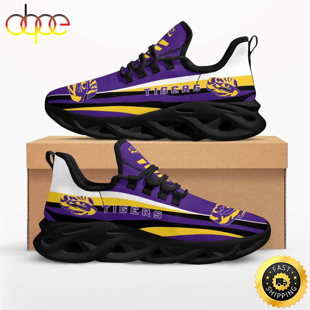 Sportswearmerch LSU Tigers NCAA Max Soul Shoes Sneakers For Men And Women