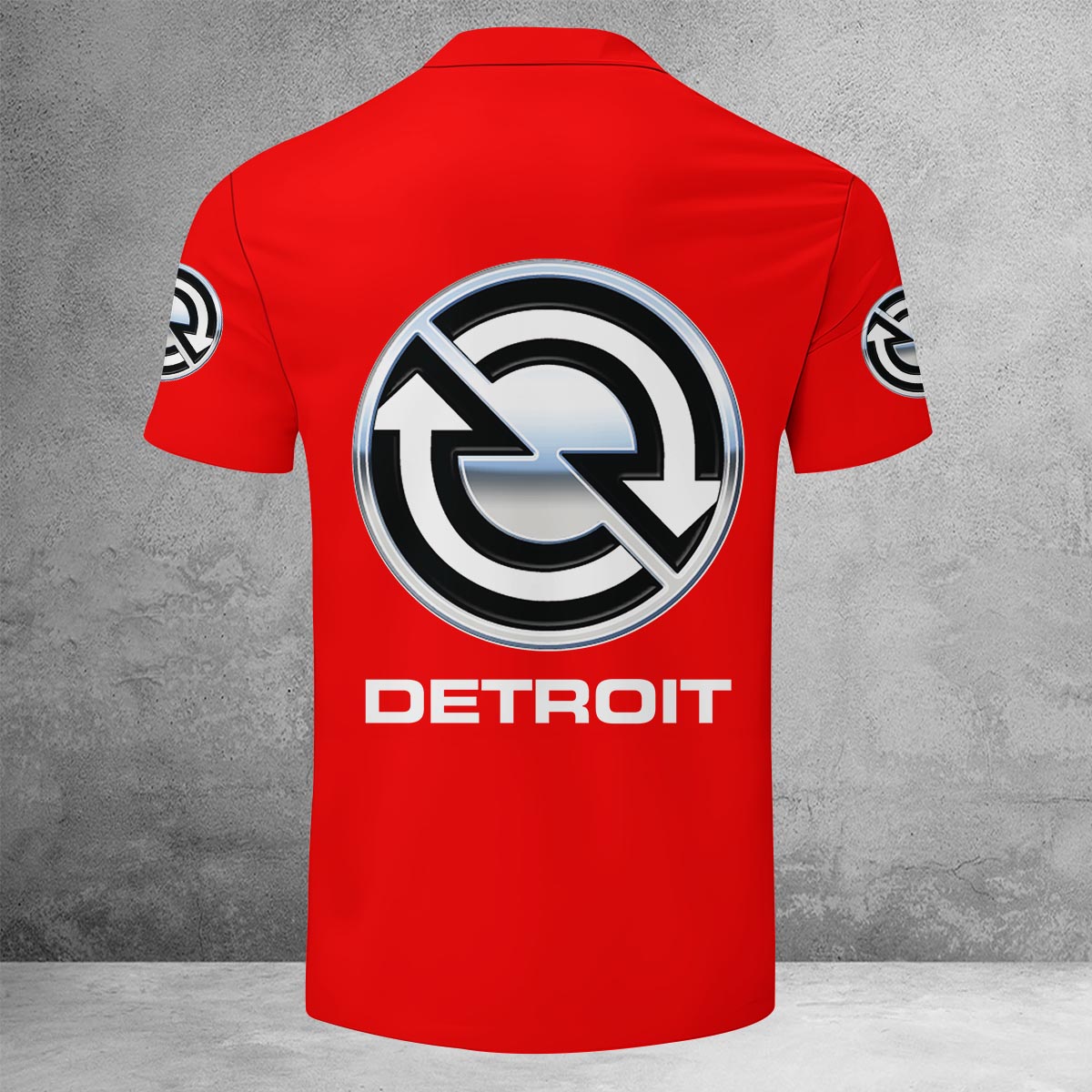 Sportswearmerch Mahindra Tractor Lapel Zip Polo Shirt For Fan