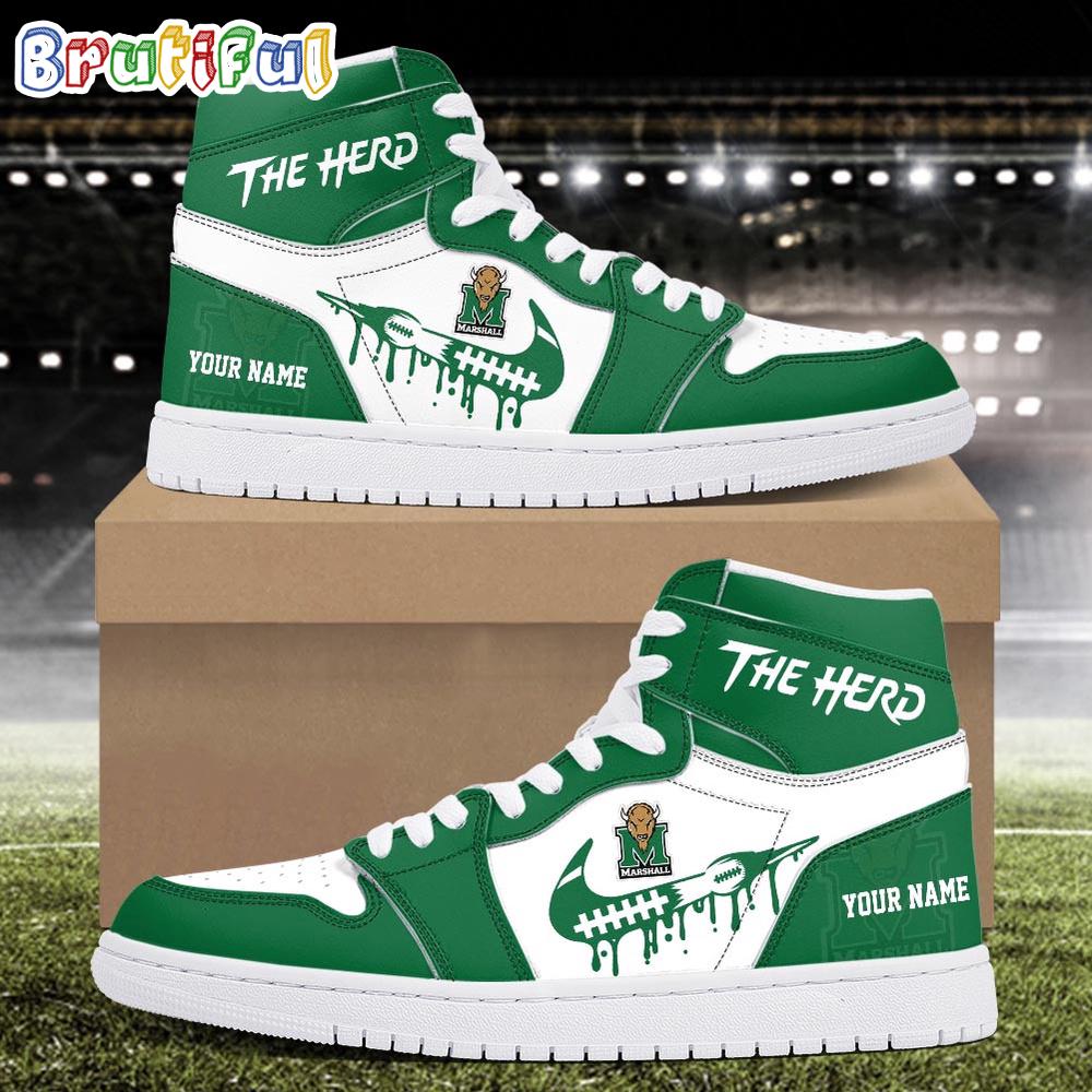Sportswearmerch Marshall Thundering Herd NCAA AJ1 High Sneakers Shoes For Men And Women