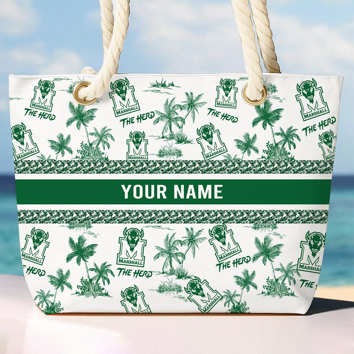 Sportswearmerch Marshall Thundering Herd NCAA Beach Bag For Fan
